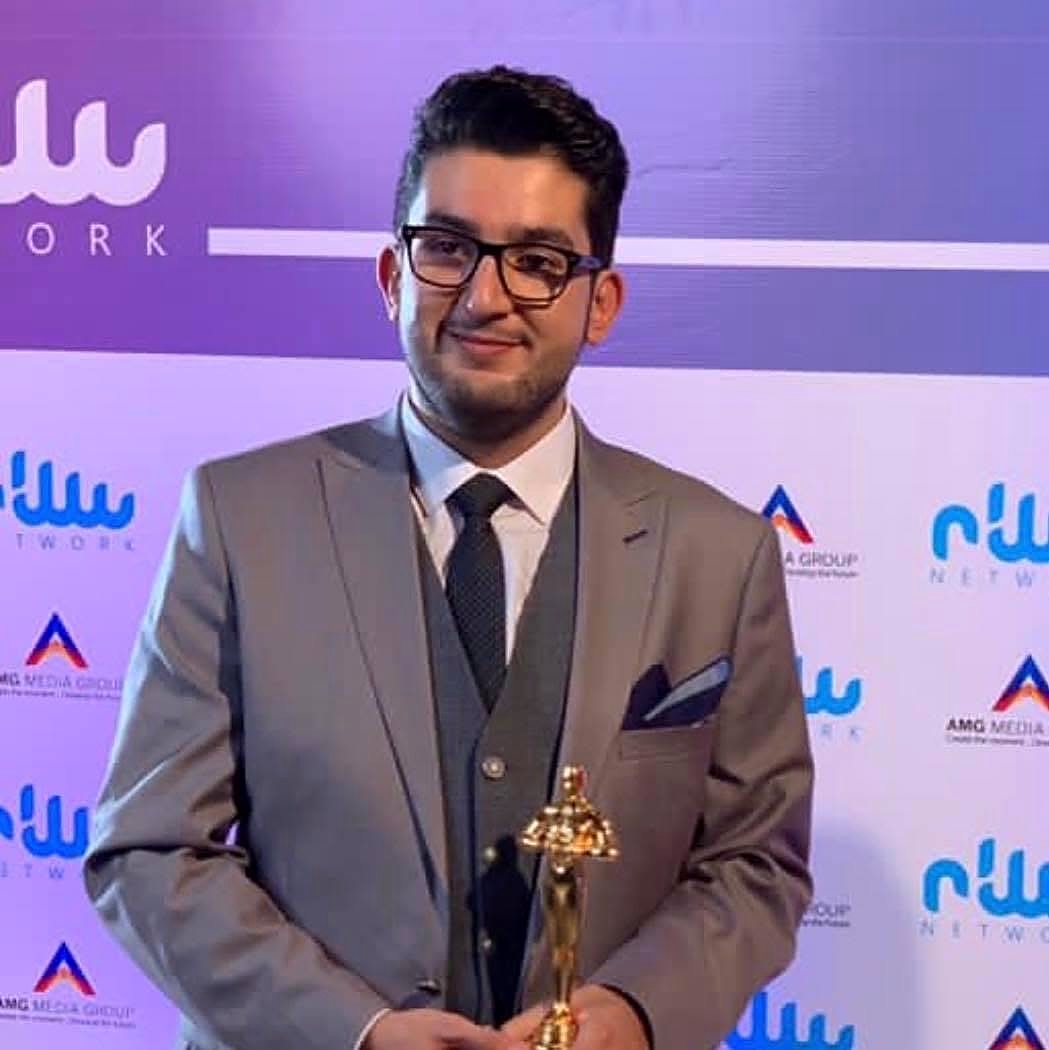 صفوان أبوسهمين في فعالية رسمية