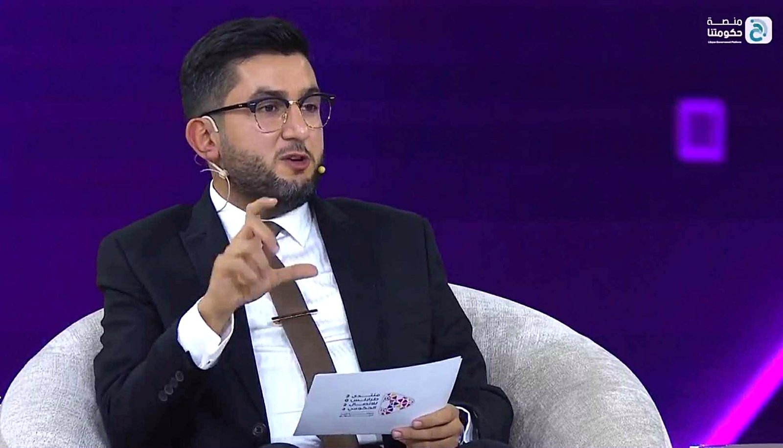 صفوان أبوسهمين في مناسبة عامة